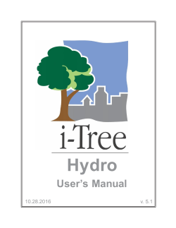 User`s Manual - i-Tree