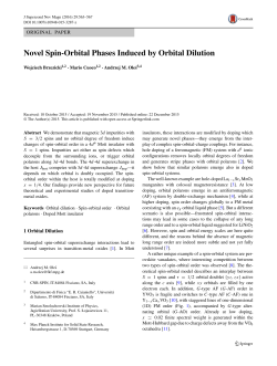 Novel spin-orbital phases induced by orbital dilution