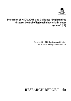 &ldquo;Legionnaires disease: Control of legionella bacteria in - Tarn-Pure