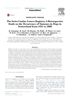 The Swiss Canine Cancer Registry: A Retrospective Study on