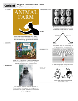 3201 Narrative Terms