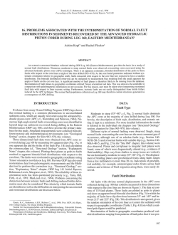 16. Problems Associated with the Interpretation of Normal Fault