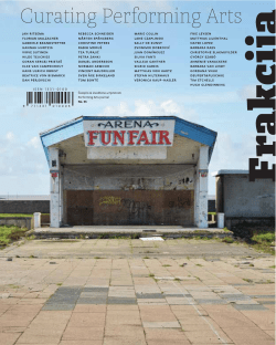 Petra Zanki`s Curating Performing Arts
