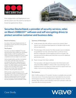 Securitas Deutschland, a provider of security services, relies on