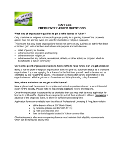 raffles frequently asked questions