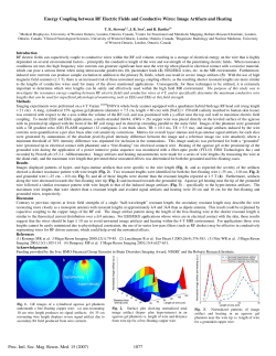Energy Coupling Between RF Electric Fields and