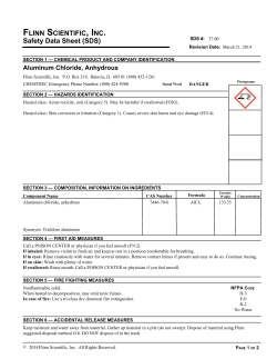 Aluminum Chloride, Anhydrous