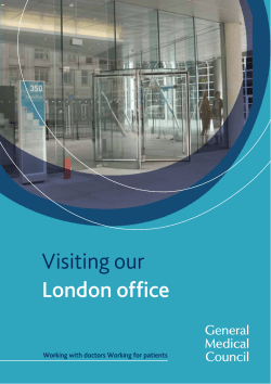 Visiting our London office