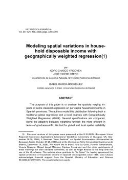 Modeling spatial variations in house