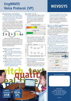 lingWAVES Voice Protocol (VP)