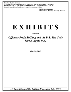 exhibits - Senate Homeland Security and Governmental Affairs