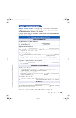 Section 1 Study Guide