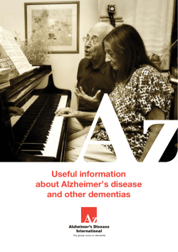 Useful information about dementia English PDF