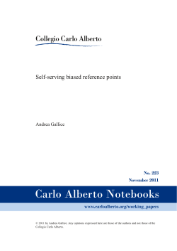 Self-serving biased reference points