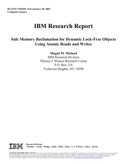 RC22317 - IBM Research