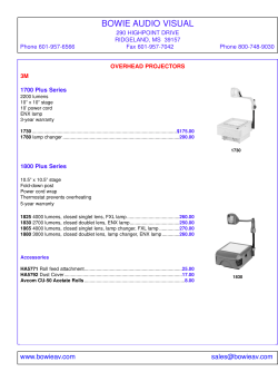 Overhead Projectors final.qxd
