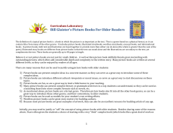 Picture Books For Older Readers