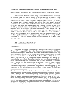 Incorporating the Spatial Dimension in Environmental
