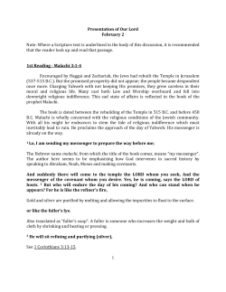 Bible Study - SCBorromeo.org