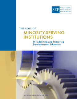 minority-serving institutions