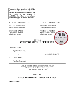Corwin Stoehr v. State of Indiana
