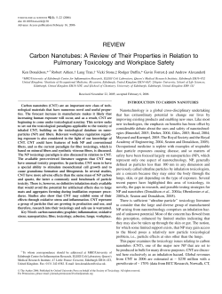 REVIEW Carbon Nanotubes: A Review of Their