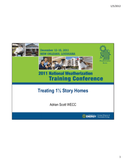 Dealing with One and a half story homes