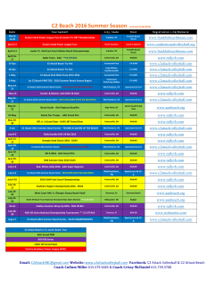 C2 Attack Beach Flyer 2016 Summer Beach LATEST 3-18