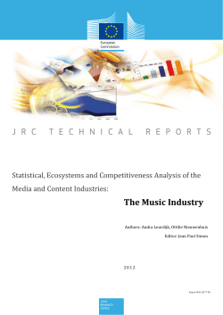 The Music Industry - IPTS - JRC