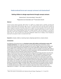 Onderzoekend leren met concept cartoons in de basisschool1