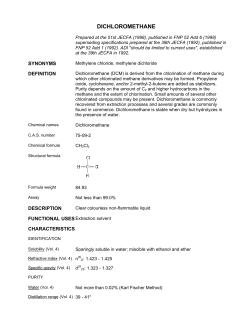 DICHLOROMETHANE