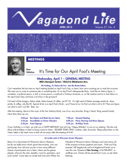 It`s Time for Our April Fool`s Meeting