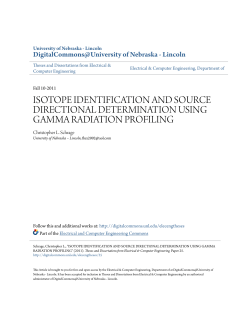 isotope identification and source directional determination using