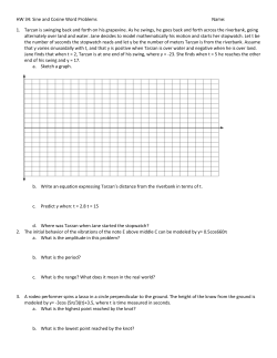 HW 34: Sine and Cosine Word Problems Name: 1