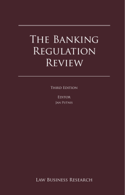 The Banking Regulation Review