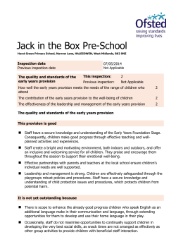 Jack in the Box Pre-School