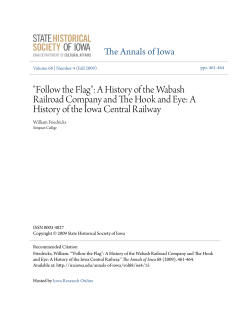 A History of the Wabash Railroad Company and The Hook and Eye