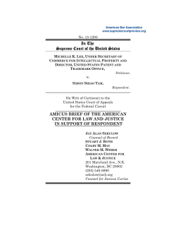 Brief for the American Center for Law and Justice in