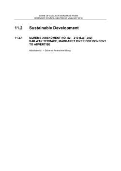 Sustainable Development Attachments - Shire of Augusta