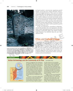Cities and Cultural Change - MESOAMERICAN Research Center