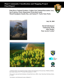 Plant Community Classification and Mapping Project Final Report