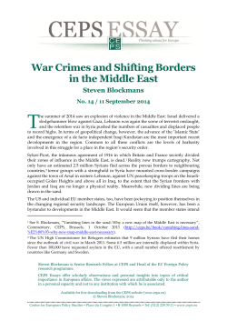 publication - Centre for European Policy Studies