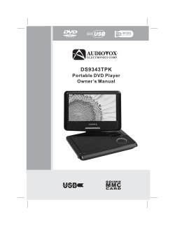 128-8950 DS9343 Owner`s Manua