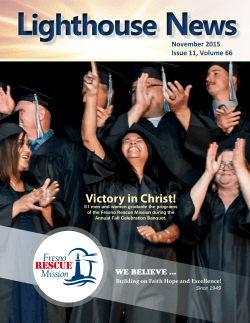 November 2015 - Fresno Rescue Mission