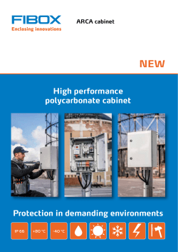 High performance polycarbonate cabinet