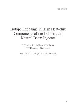 Isotope Exchange in High Heat-flux Components of the JET Tritium