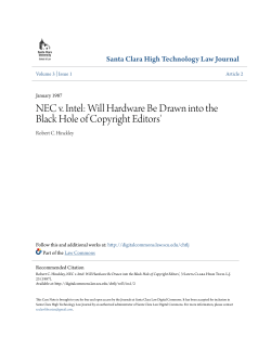 NEC v. Intel: Will Hardware Be Drawn into the Black Hole of