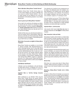 Me to Me Transfer Authorization