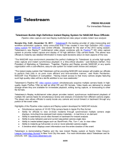 Telestream Builds High Definition Instant Replay System for