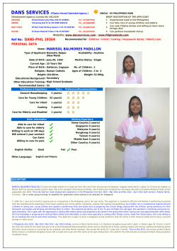 Ref No: DANS-PHIL 19304 Name : MARISOL